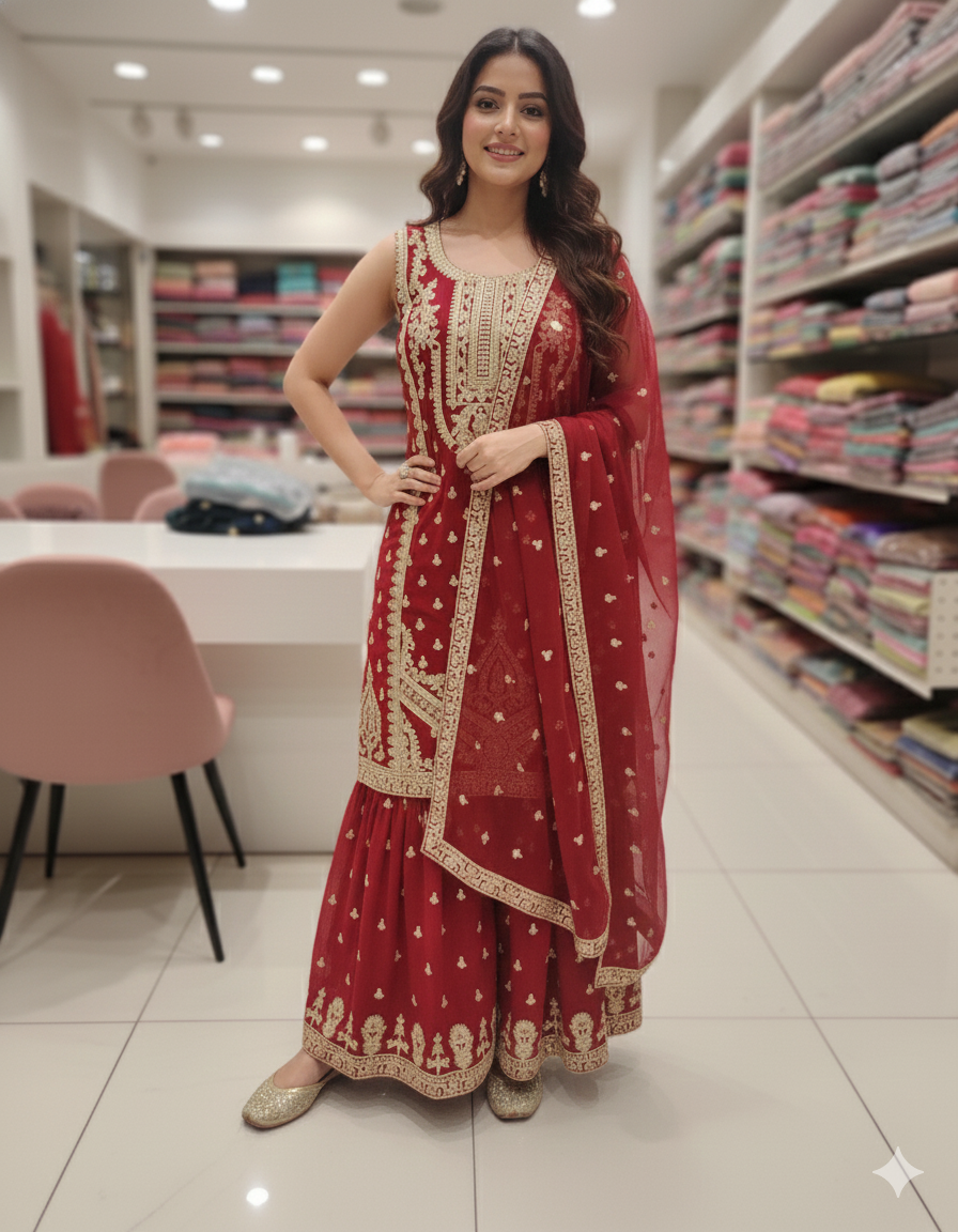 Sharara suit (G014Z)