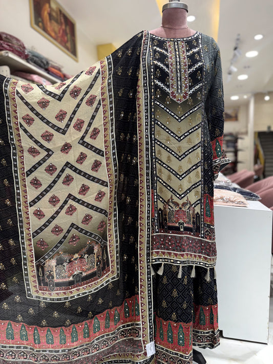 Sharara suit (G000QV)