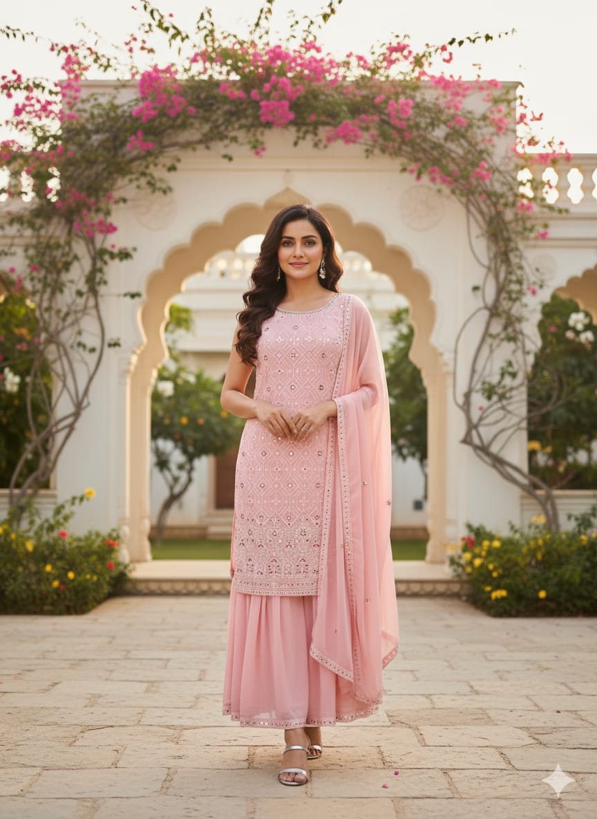 Sharara suit (G01LV)