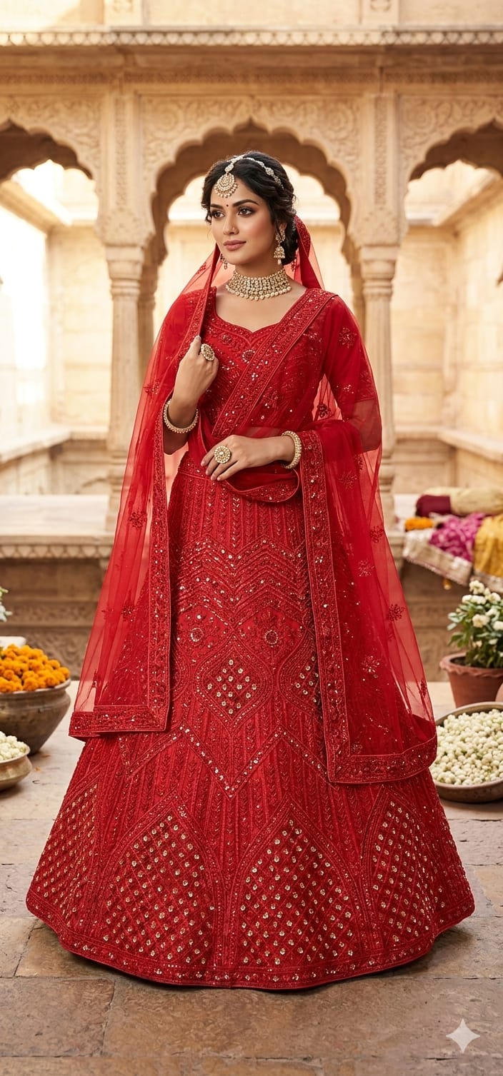 Bridal Lehenga (G01D8)