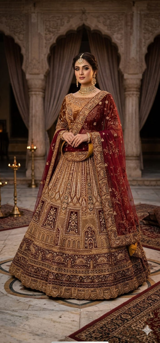 Bridal Lehenga (F002AQ)