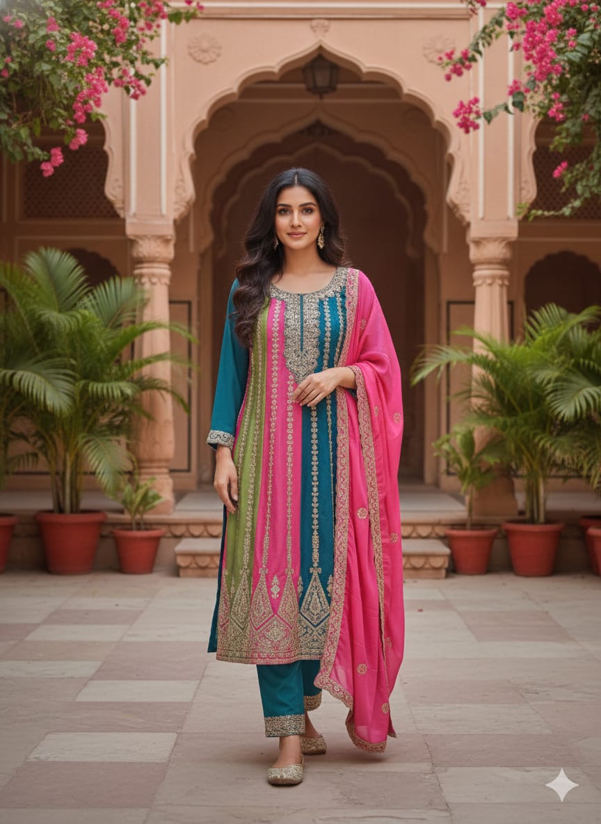 Anarkali suit (M)