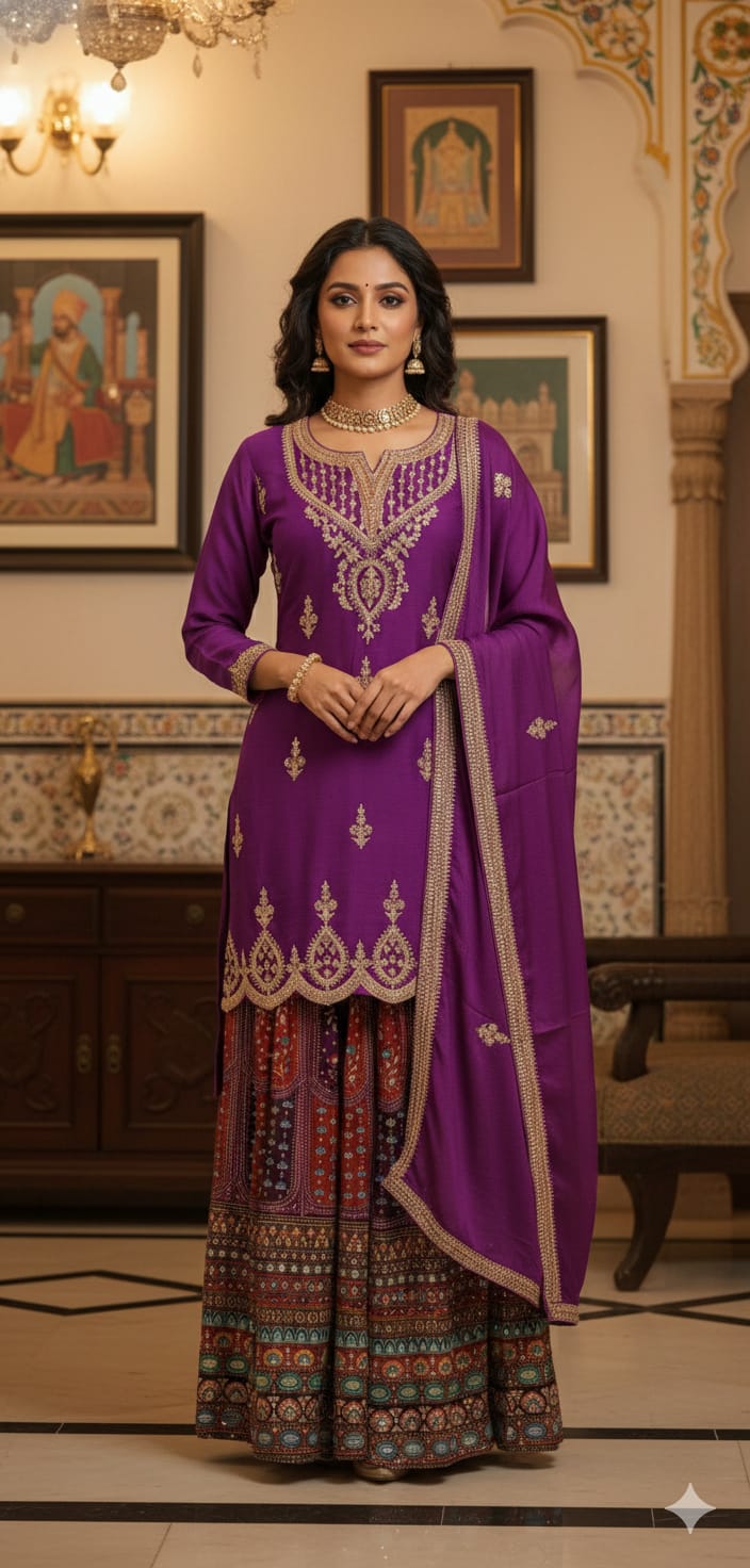 Sharara suit (73284)