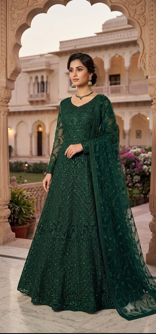 Anarkali Dress (F002HI)