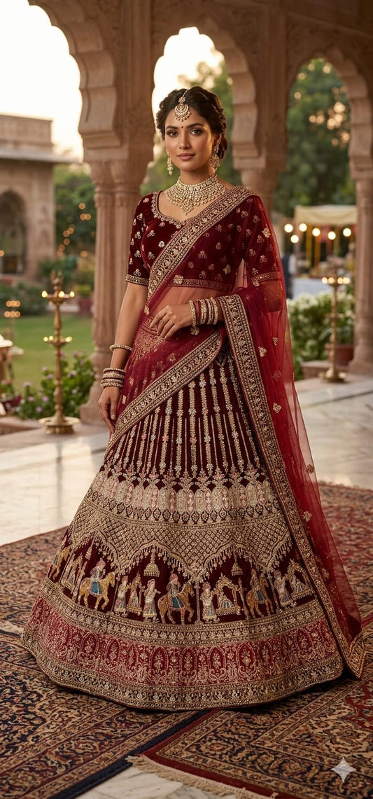 Bridal Lehenga (F001AC)