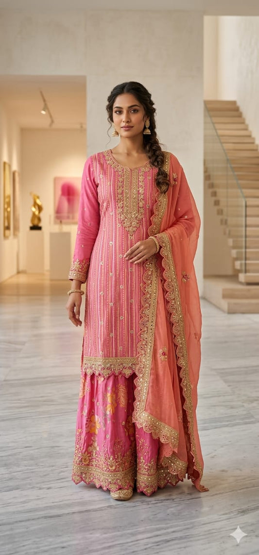 Sharara Suit (F000KP)