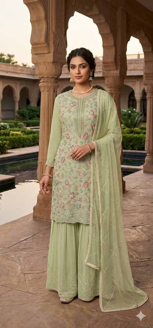 Sharara suit (F000PZ)