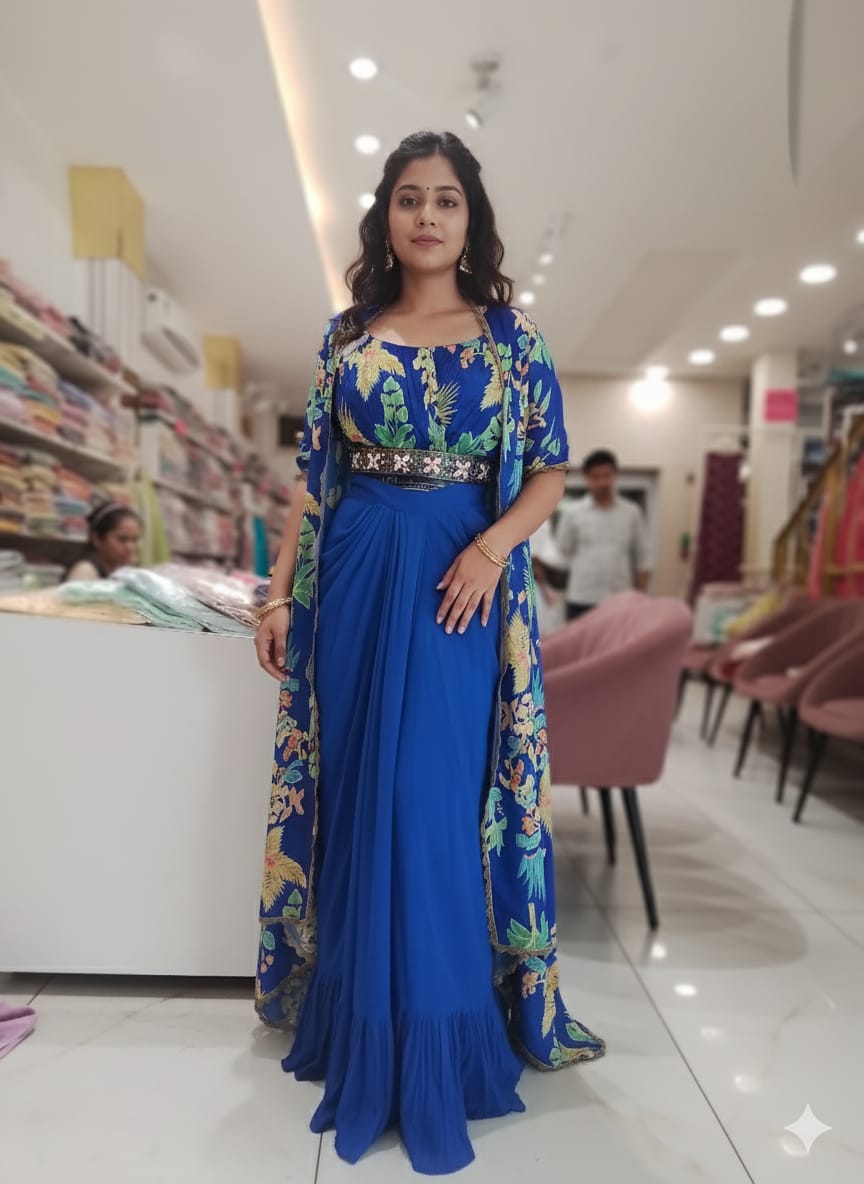 Lehnga with crop top  G016E