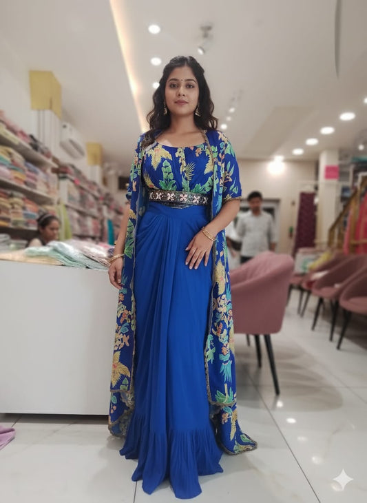 Lehnga with crop top  G016E