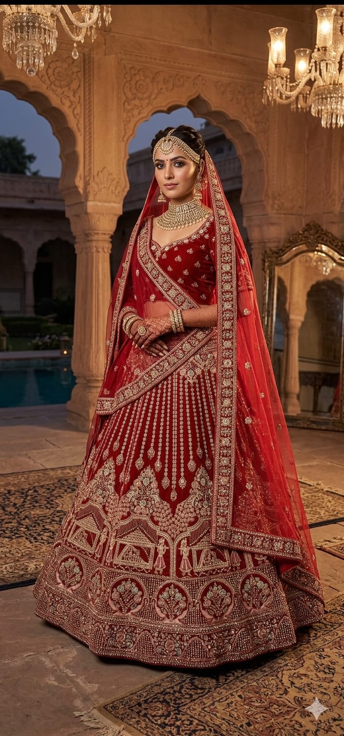 Bridal lehenga (F0026L)