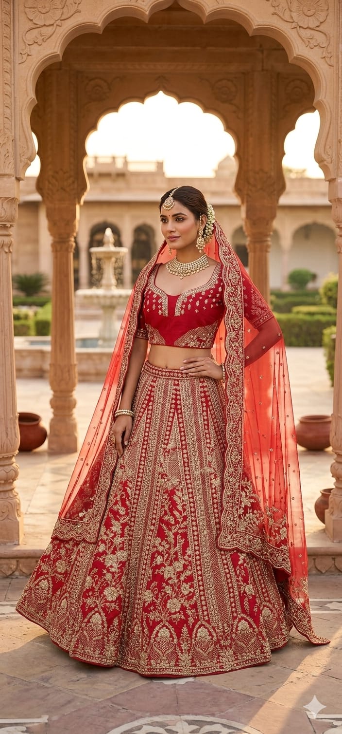 Bridal lehenga (F002JP)