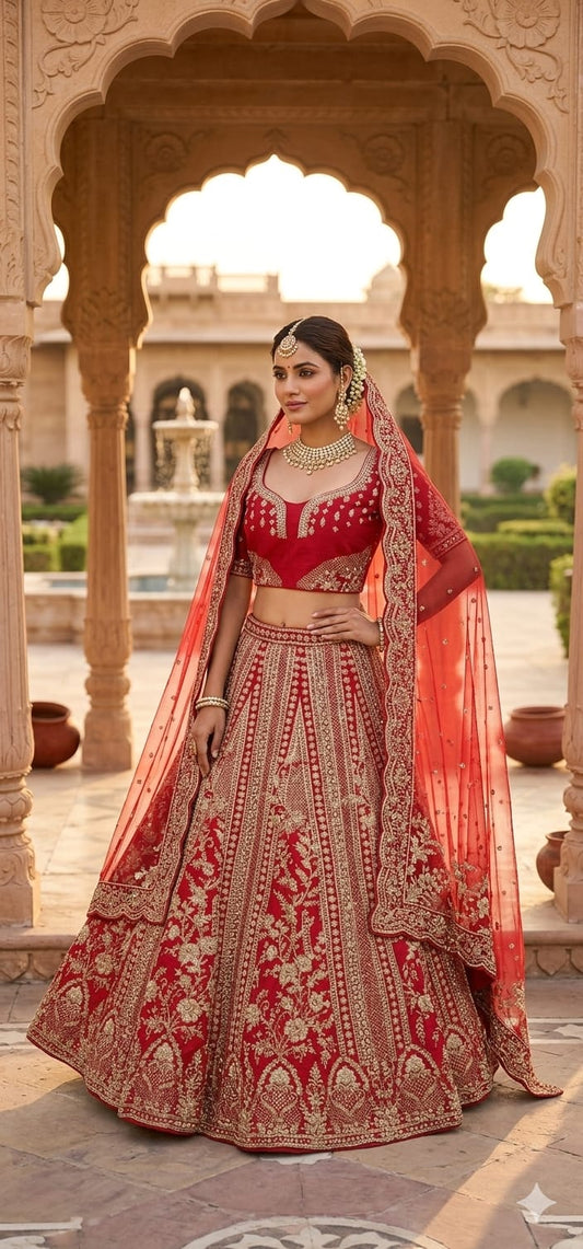 Bridal lehenga (F002JP)
