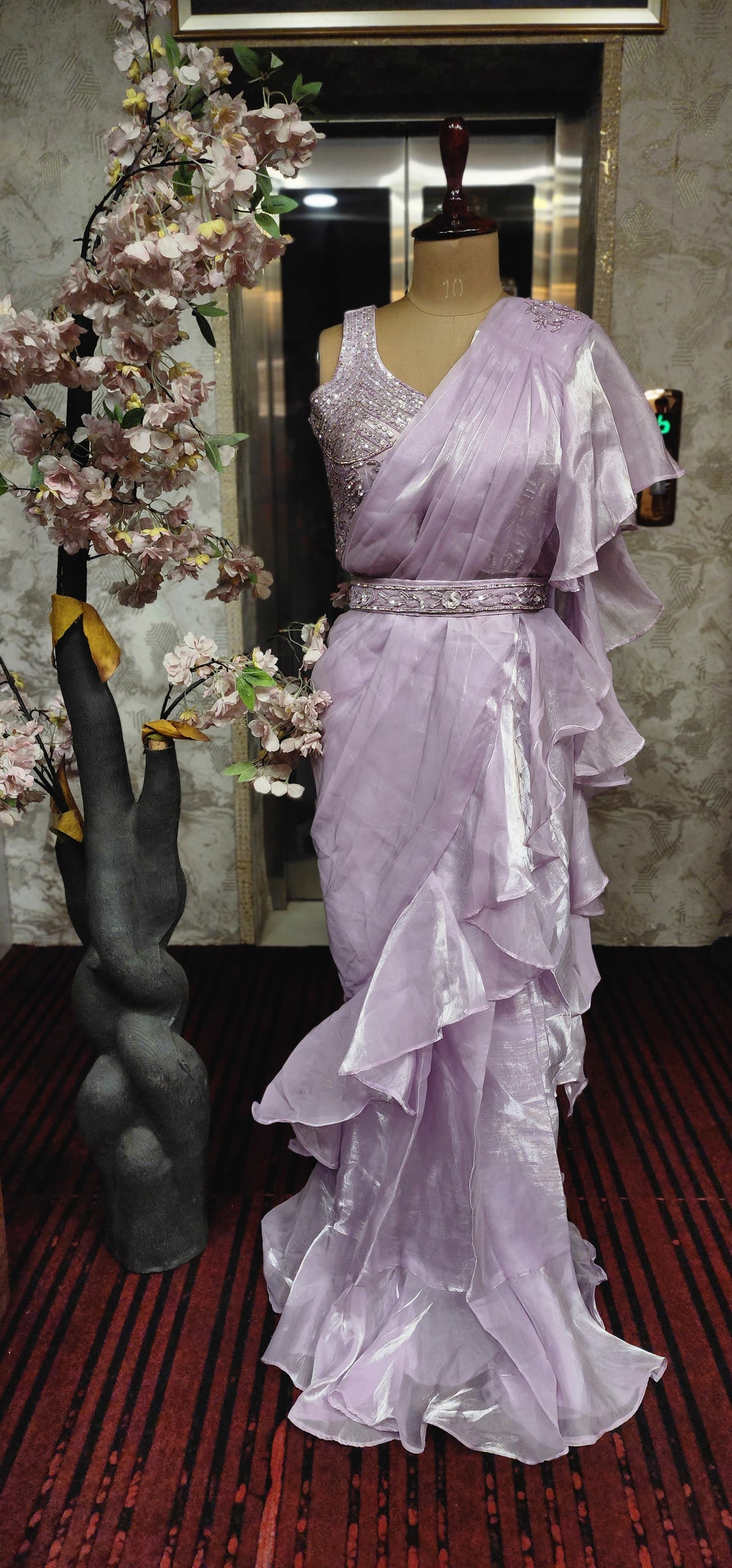 Stitched Saree (F002I7)