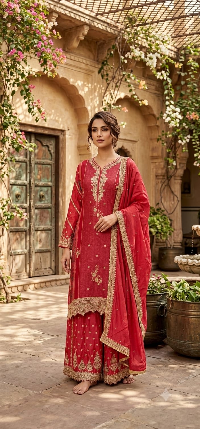 Sharara suit (F002L8)