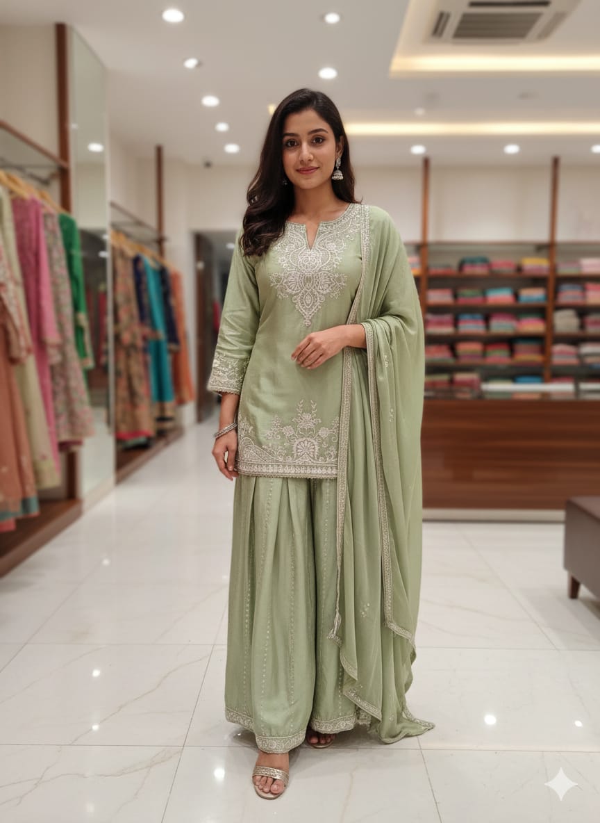 Sharara suit (G0192)