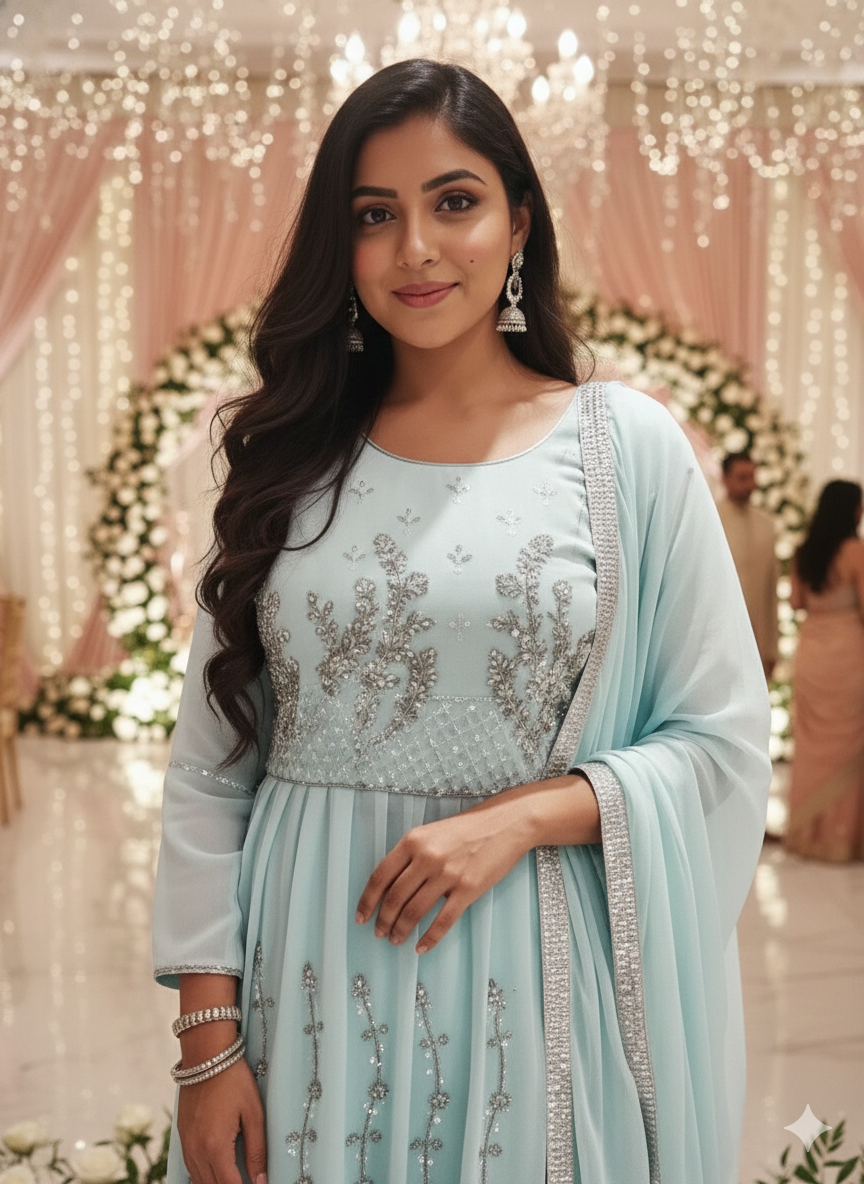 Sharara suit (F00223)