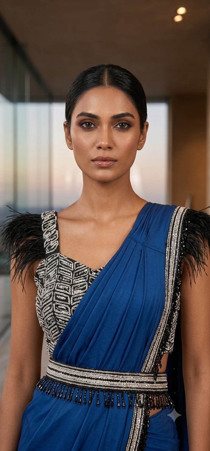 Stitched Saree