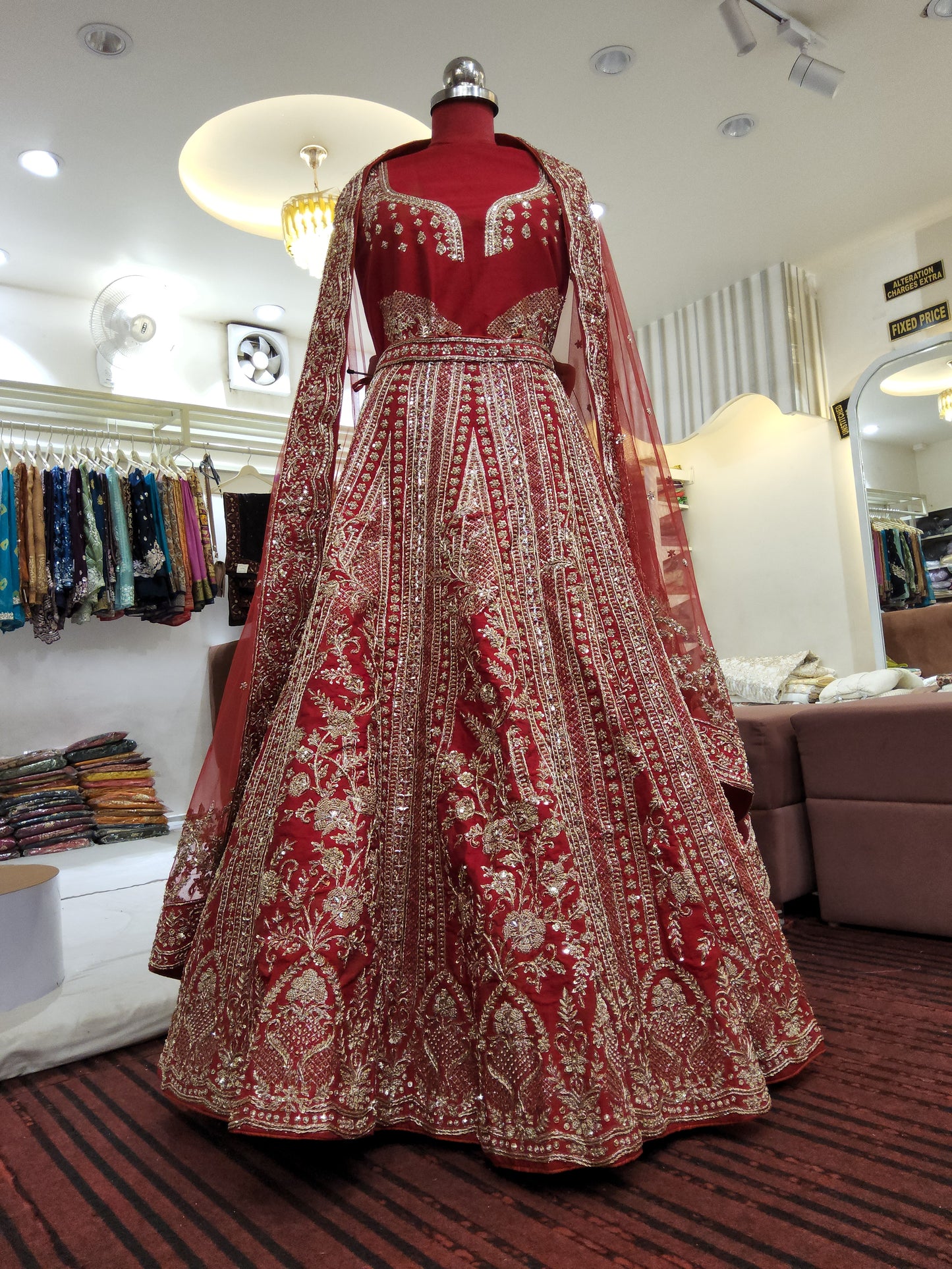 Bridal lehenga (F002JP)