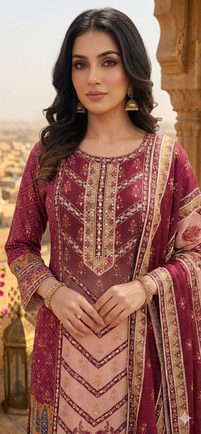 Sharara suit (G000QV)