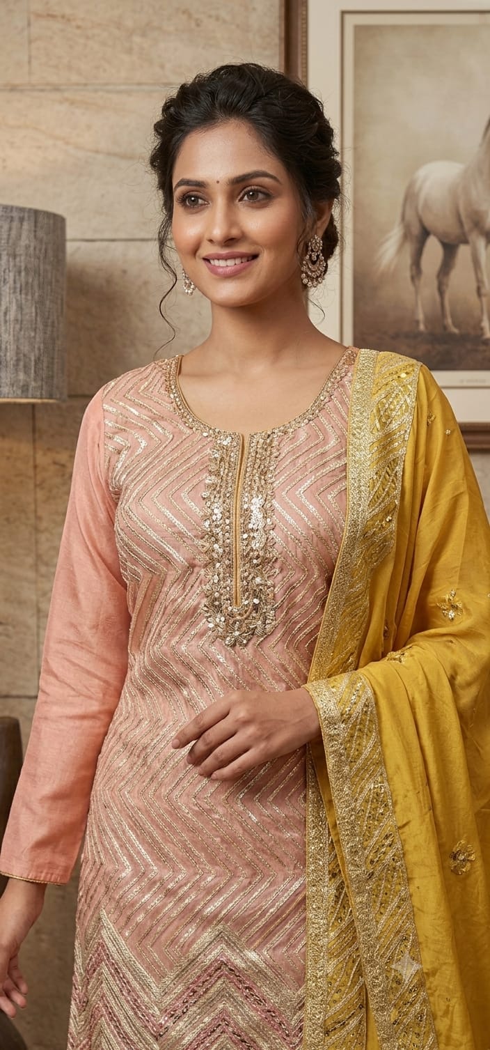Sharara suit (F002KK)
