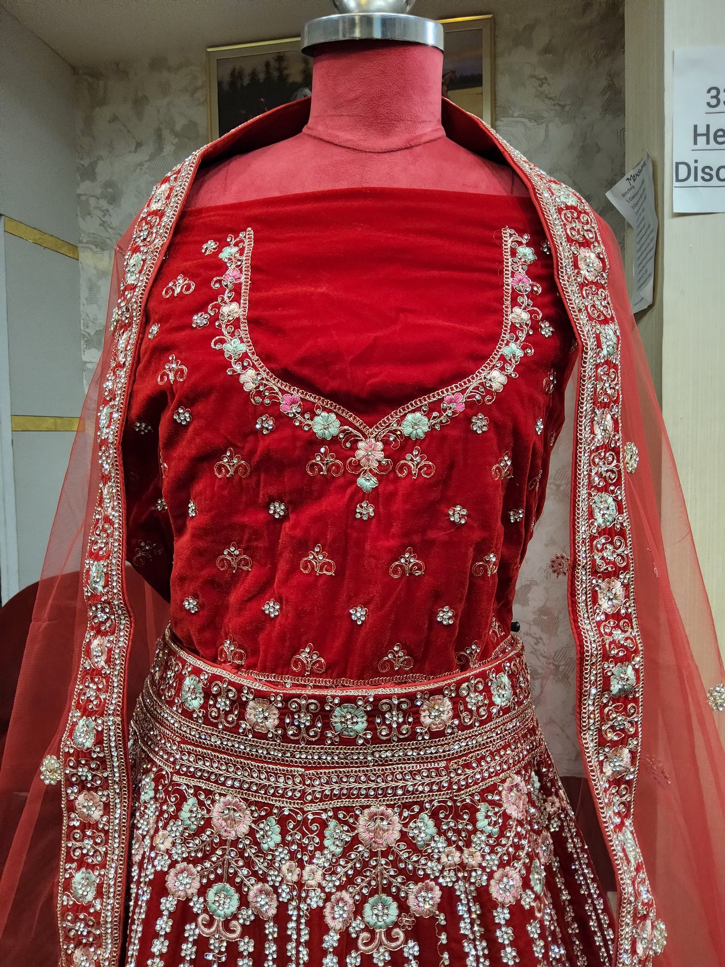 Bridal lehenga (F0026L)