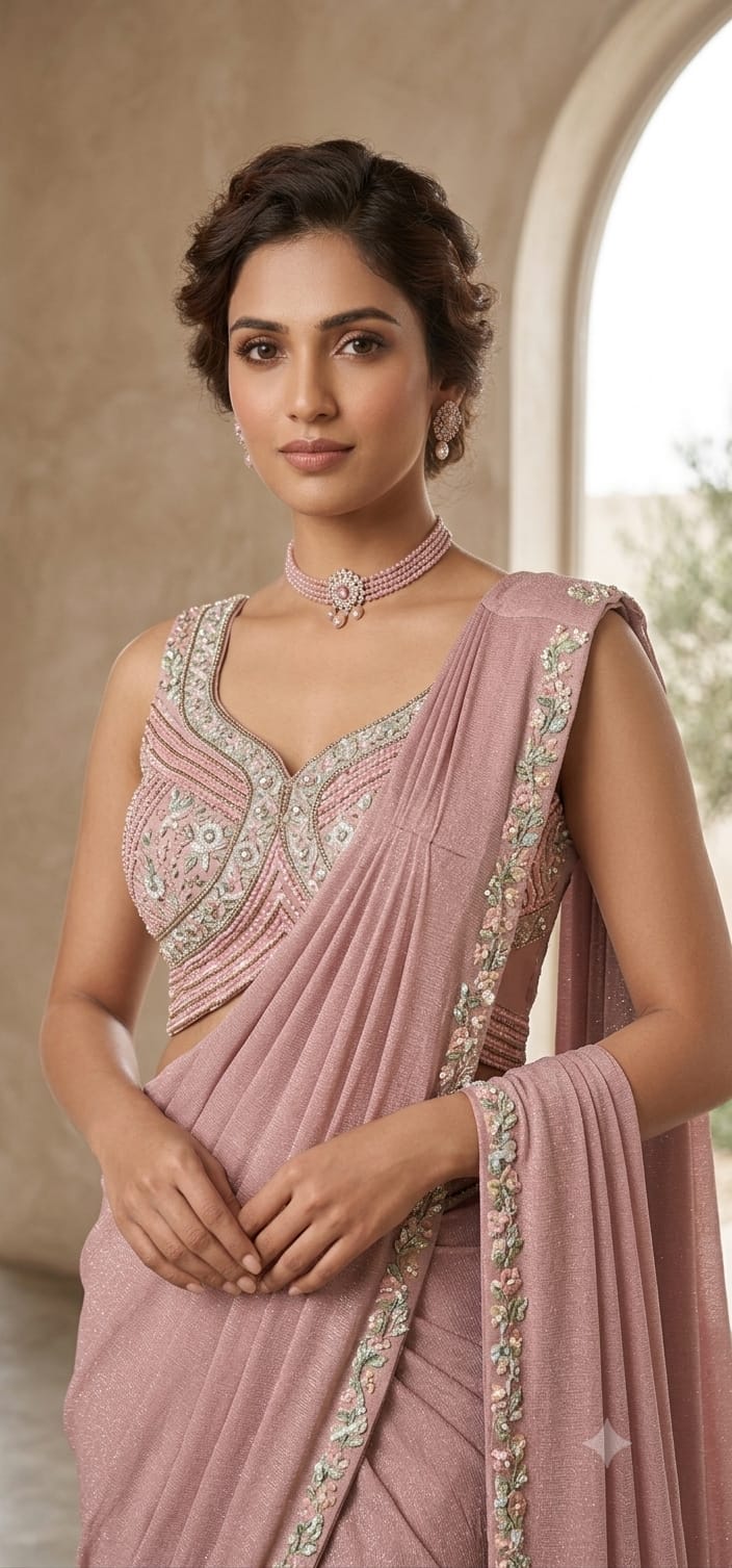 Stitched Saree (G000HR)