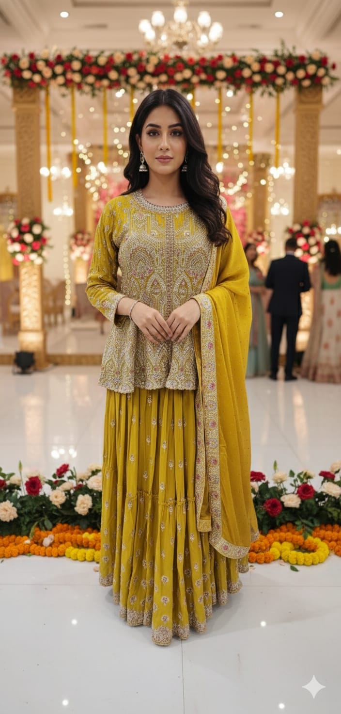 Indowestern Sharara (72945)