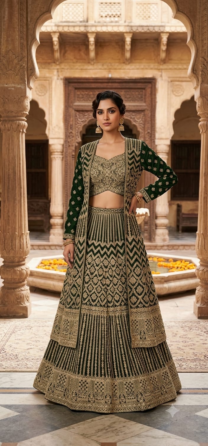 Indowestern Dress (F001PK)