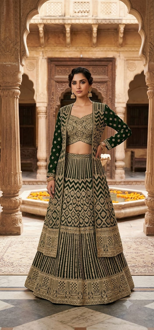 Indowestern Dress (F001PK)
