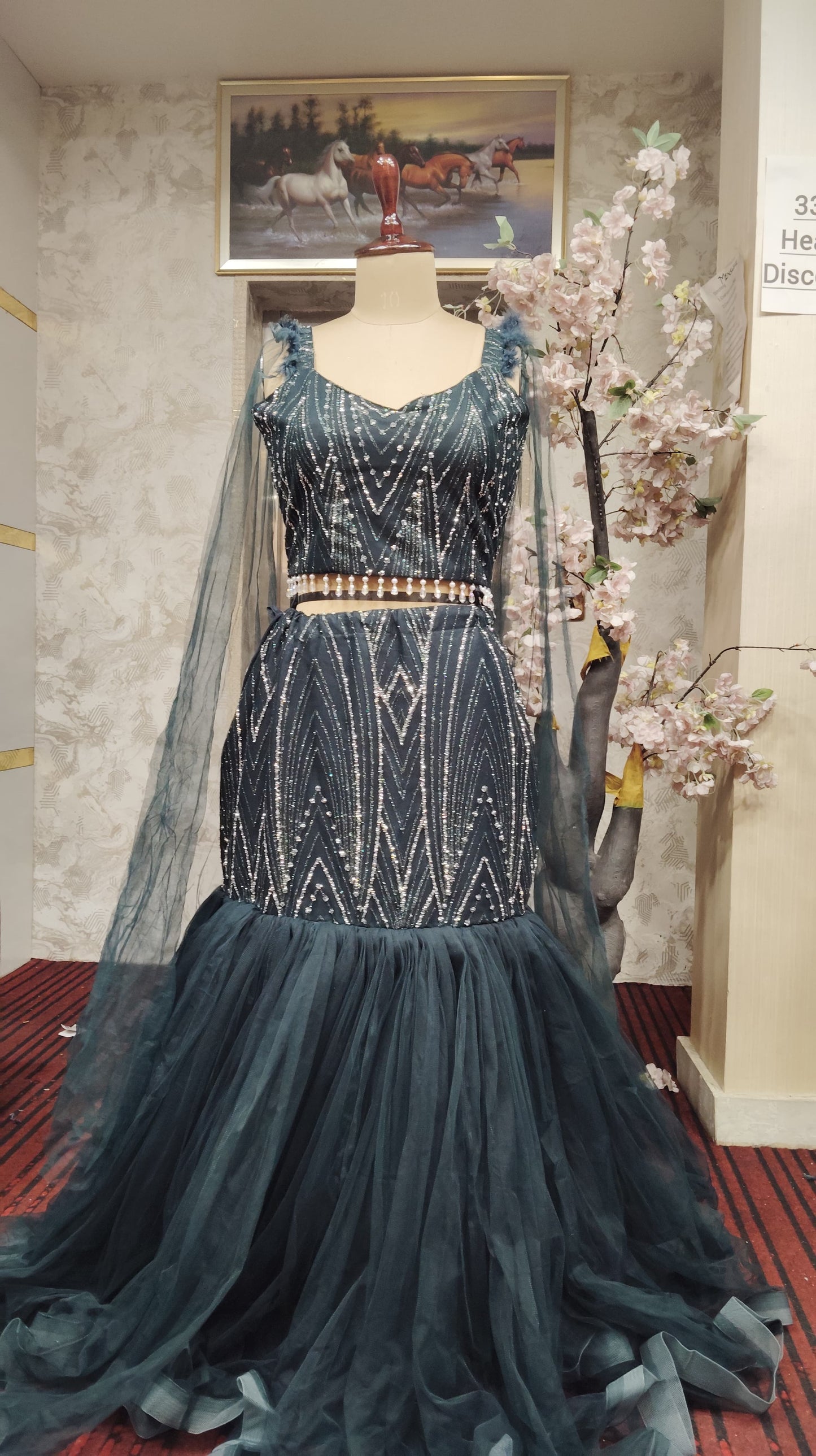 Fishcut lehenga (72876)
