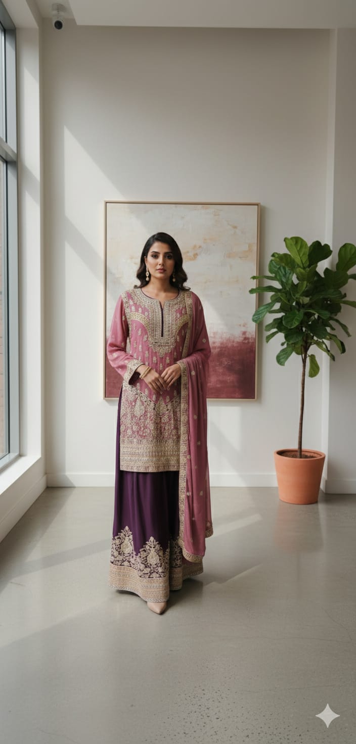 Sharara suit (G000QW)